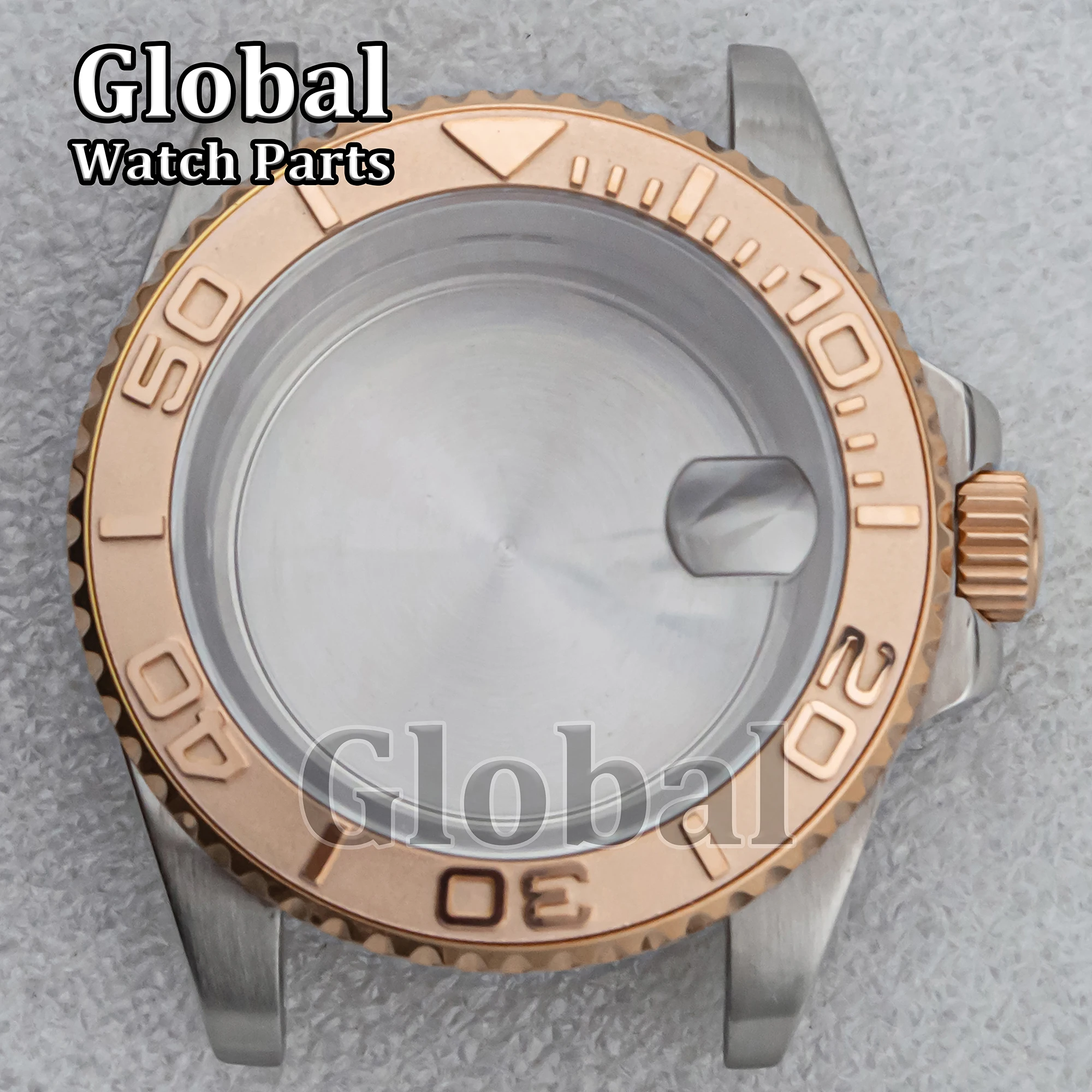 Men's Watch Diving Case 50M Waterproof Stainless Steel Case Sapphire Glass Repair Watch Parts Fit NH35 NH36 Automatic Movement