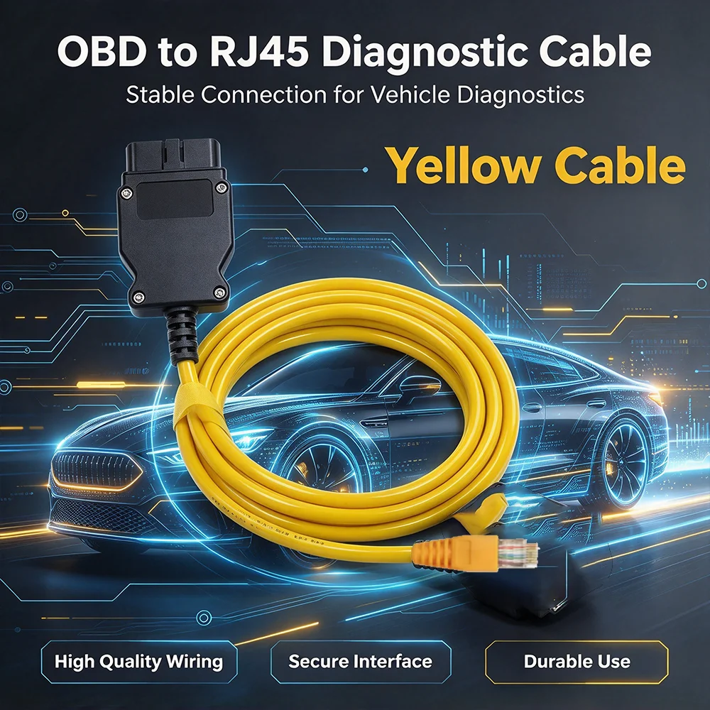 FOR BMW ENET Cable E-SYS ICOM FOR B-M-W F-Series programming brush hidden car detection device diagnostic tool