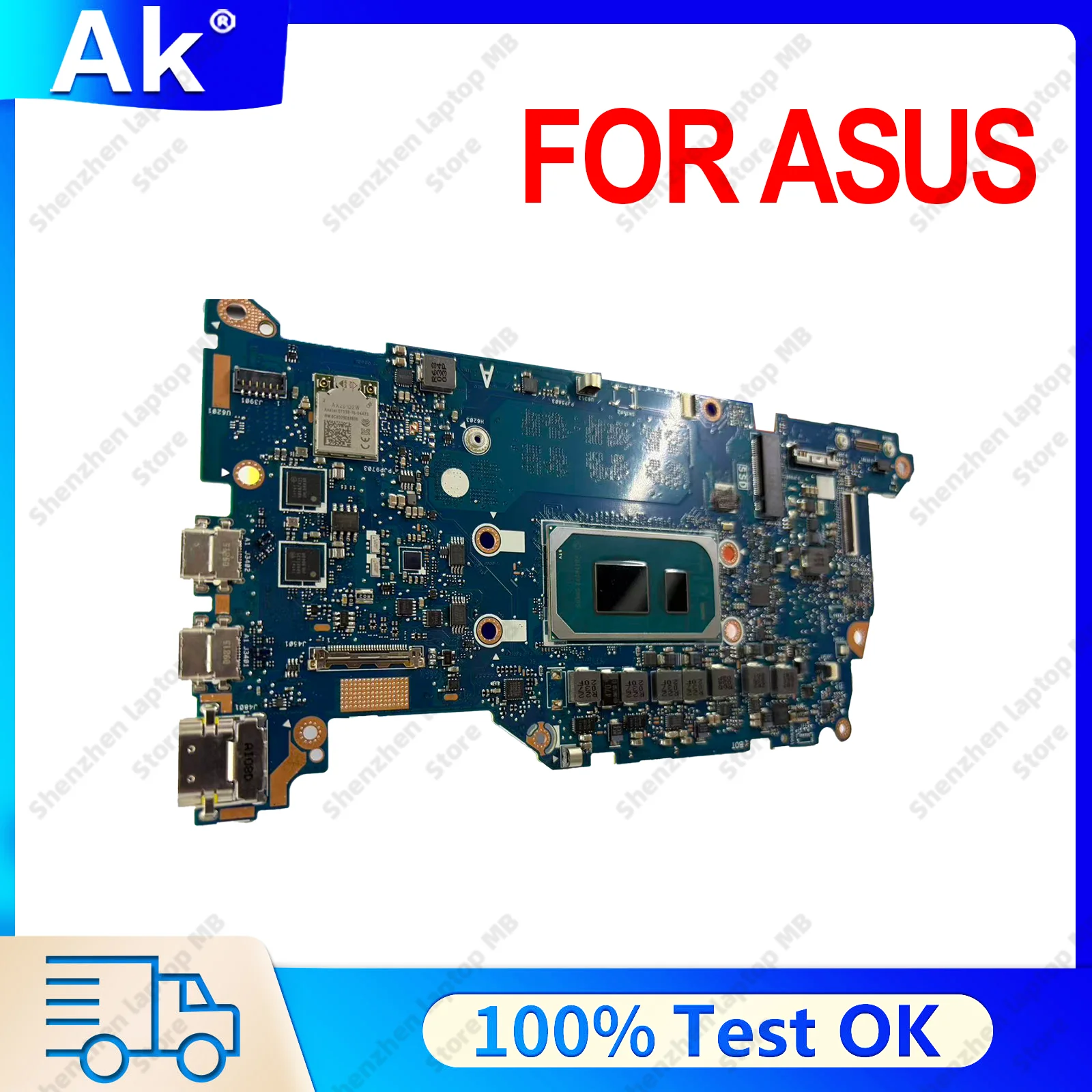 

UX393EA Laptop Motherboard For ASUS ZenBook UX393E UX393EA UX3000E Notebook Mainboard With 11th Gen I3 i5 i7 100% tests OK