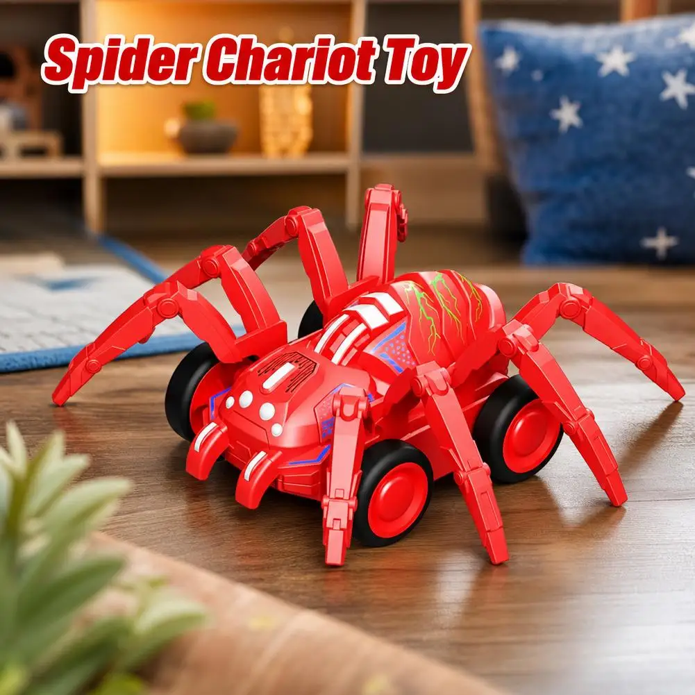 Inertia Car Toy Dynamic Bionic Joints Children Spider Vehicle Crawling Simulation Climbing Stunt Car Toy Gifts Boys And Girls
