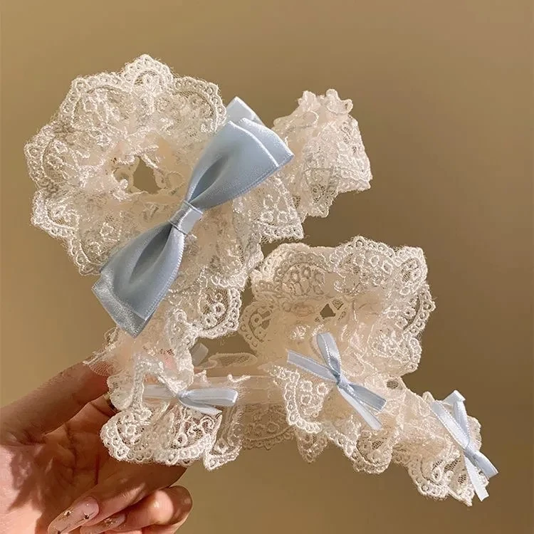 1PC Lace Ponytail Grab Clip Fashion Hundred Hobbies Back of Head Plate Hair Shark Clip Advanced Feeling Top Clip Headdress