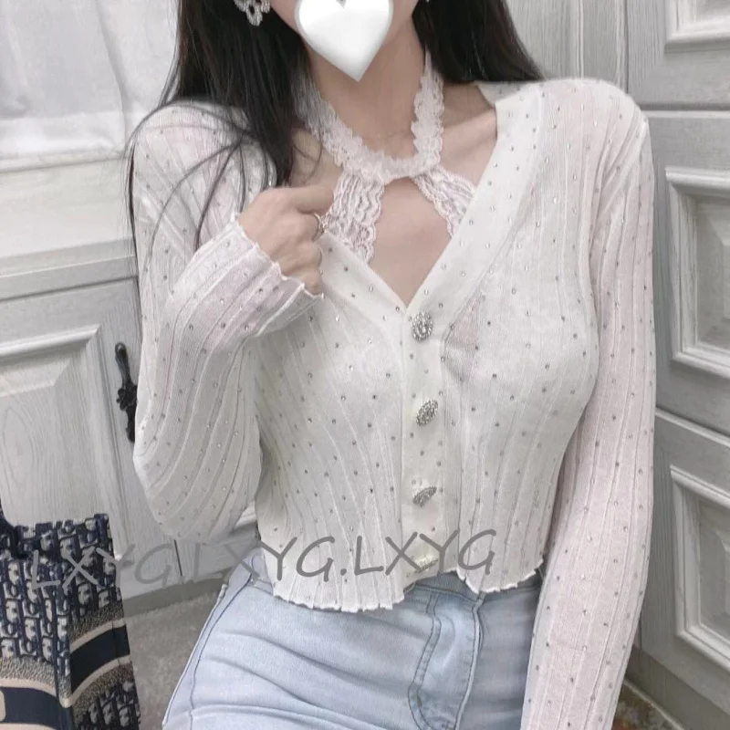 White 6638 (single piece cardigan)