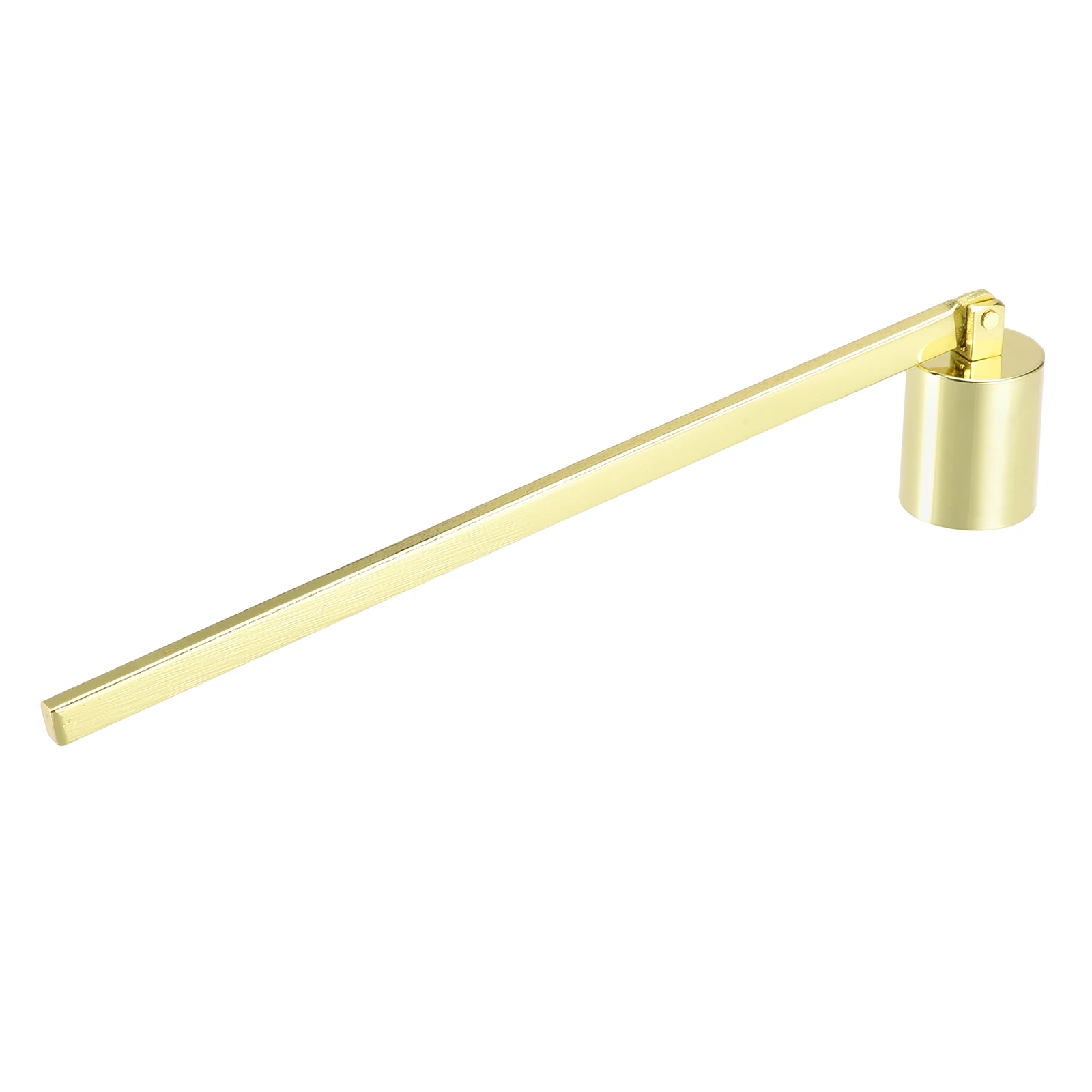 Uxcell Candle Snuffer, 19mm Wick Put Out Tool Extinguish Cover Candlesnuffer, 304 Stainless Steel Gold Tone