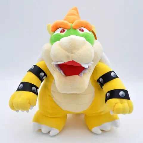 25cm Cute Bowser Plush Doll Kawaii Anime Peripherals Stuffed Toys Pillows Car Accessories Creativity Funny Kids Birthday Gifts