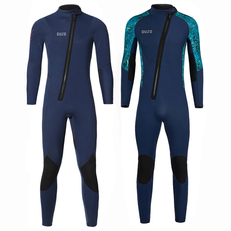 3mm Neoprene Professional Wetsuit Men Fullbody Swimming Scuba Diving Suit Male Kitesurf Swimsuit Snorkeling Kayaking Wet Suits