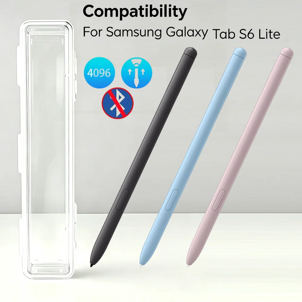 Stylus Tab S Pen for Samsung Galaxy Tab S6 Lite SM-P610 P615, 4096 Pressure Levels, Magnetic, Low Latency Active S Pen with Gift