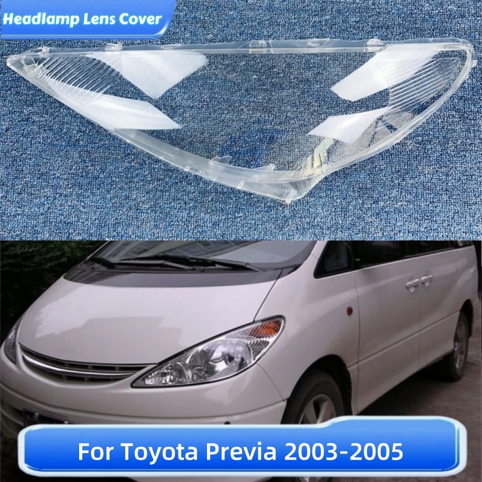 

Для Toyota Previa 2003 2004 2005, автомобильные детали и аксессуары, абажуры, корпус фары, линза