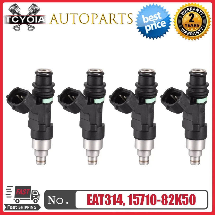 

4pcs/lot 15710-82K50 EAT314 Fuel Injectors For Suzuki Outboard 70HP 80HP 90HP 115HP 140HP DF 2012-2020