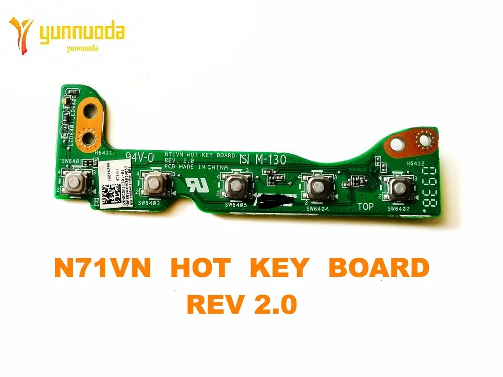 

Оригинальная клавиатура для ASUS N71VN HOT REV 2,0, протестирована, хорошая, бесплатная доставка