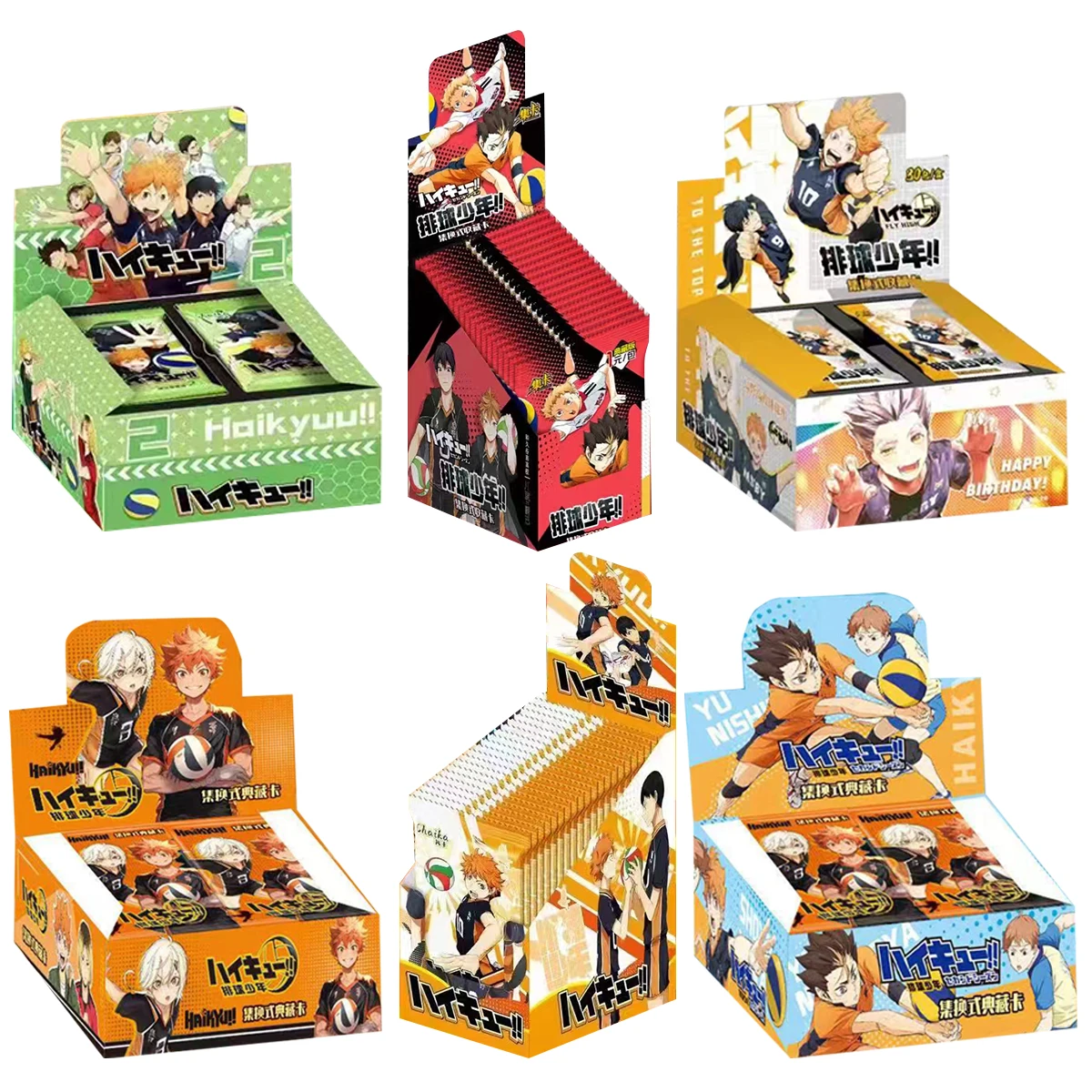 2025 New Collection Cards Haikyuu Cards Hinata Shoyo Kageyama Tobio Tsukishima Hotaru Anime Character Gifts Toys