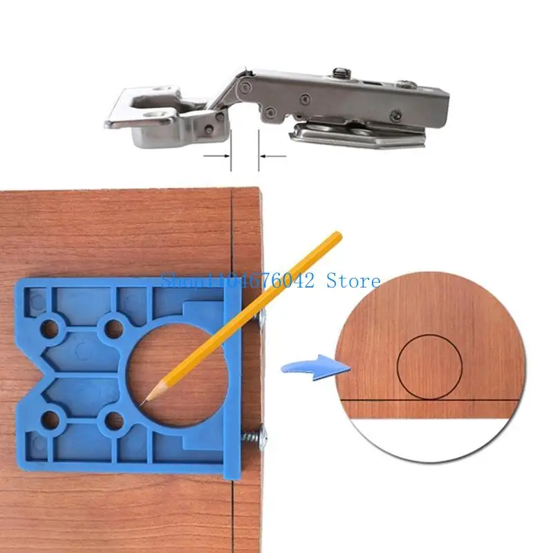 캐비닛 목재 프로세스 DIY 도구용 5asd Forstner 드릴 가이드 35mm 힌지 드릴링 지그