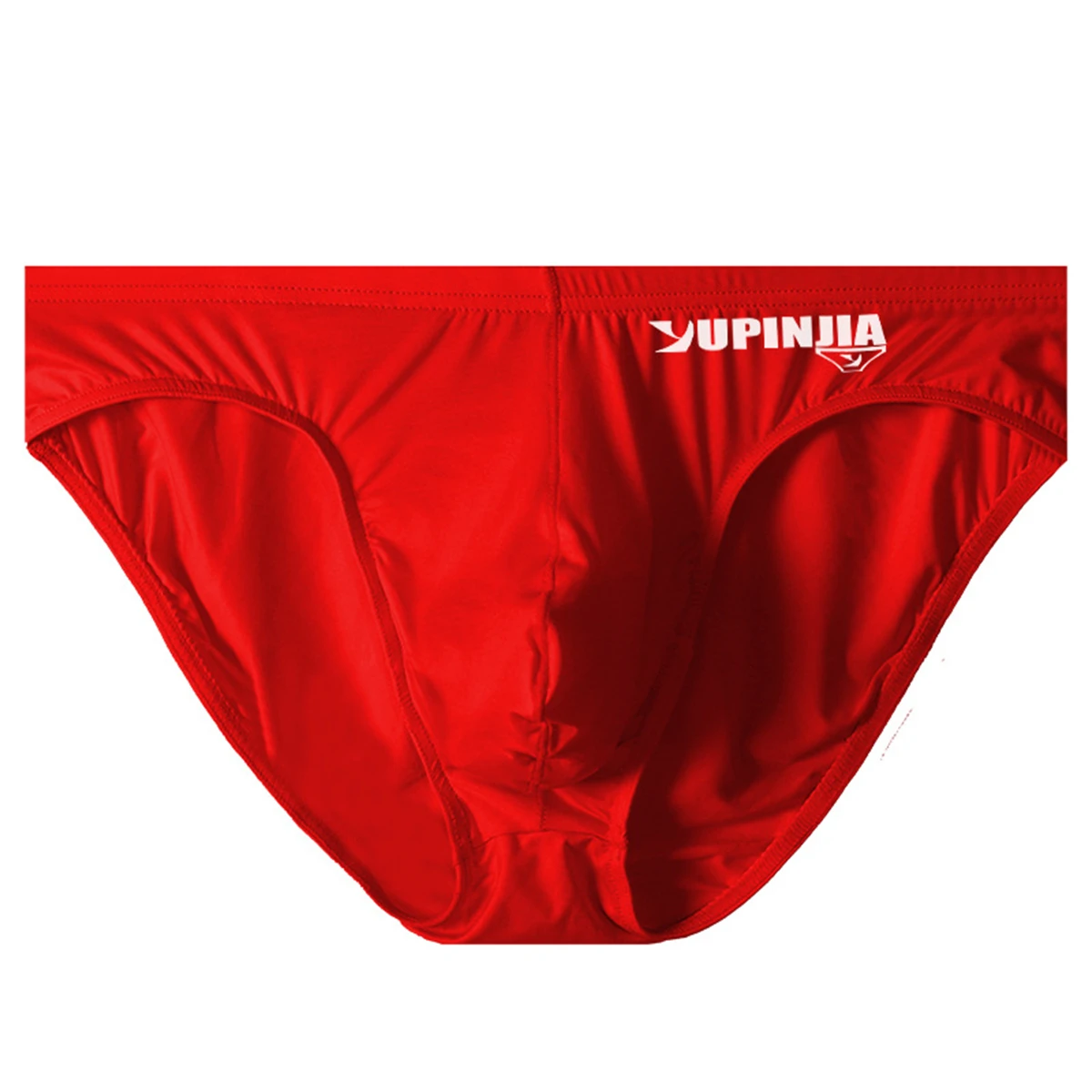 Men Sexy Briefs Low Waist Ice Silk Underwear Bikini Pouch Panties Underpants