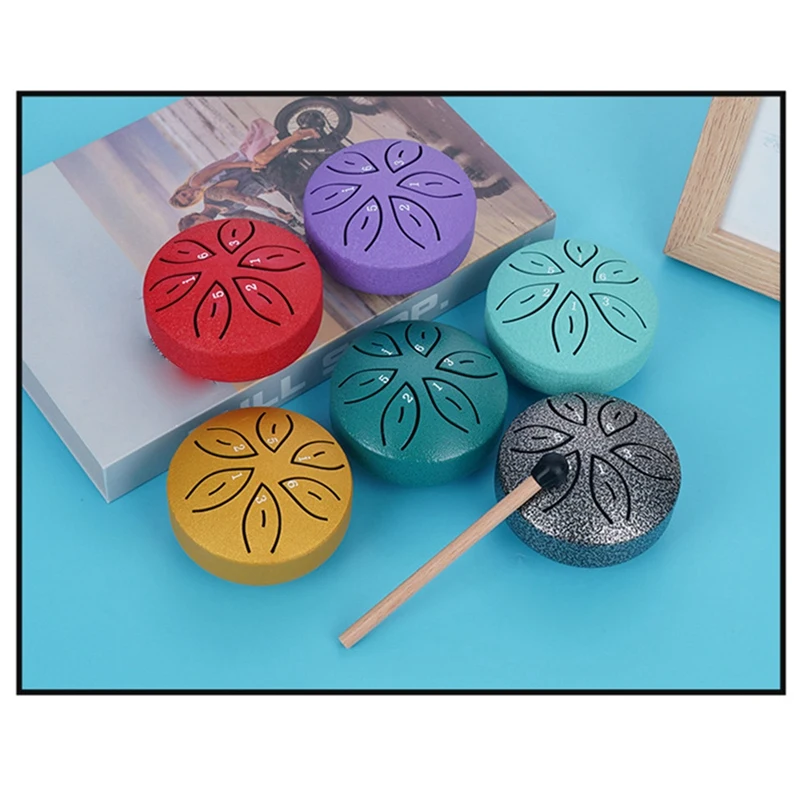 أفضل الآلات الموسيقية للأطفال أورف آلات الحرف طبلة مجوفة صغيرة 3 بوصة 6 لهجة #2