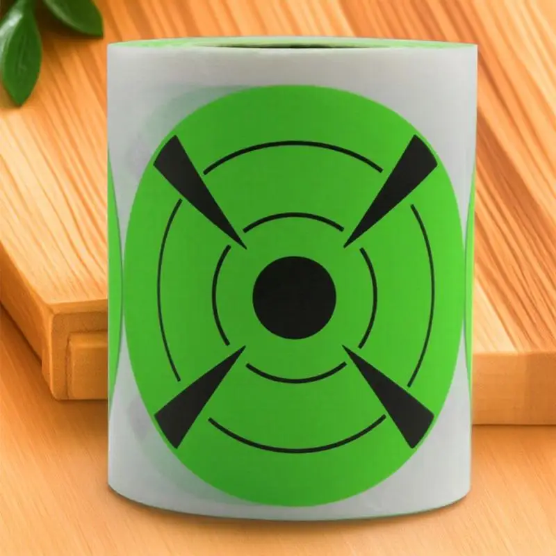 

Fluorescent Target Stickers Adhesive Round For Practice Splatter Pasters Shot Sticker Archery Accessories