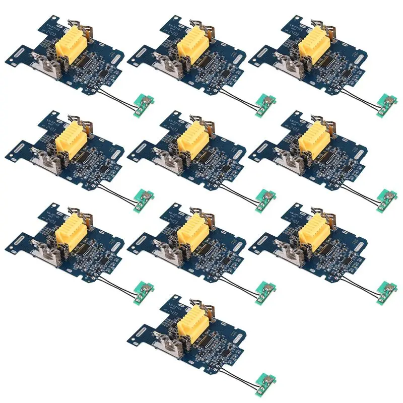 AS60-10Pcs BL1830 Li- Battery BMS PCB Charging Protection Board For 18V Power Tool BL1815 BL1860 LXT400 Bl1850