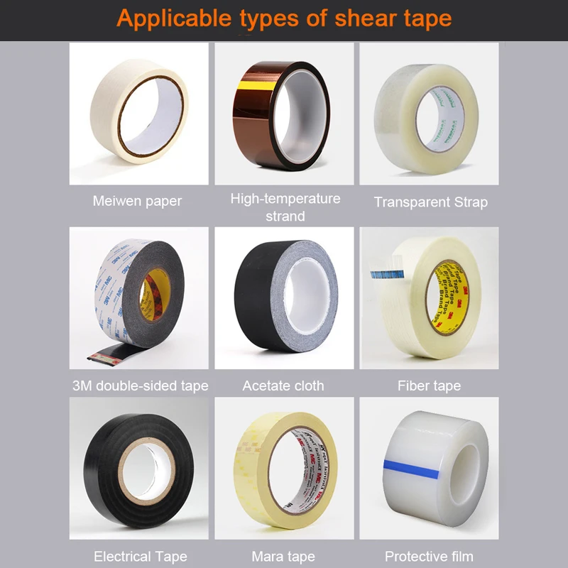 Automatic tape Dispenser Ribbon Cutting Machine ZCUT-9 ZCUT-9GR 110V/220V 6-60mm Intelligent Adhesive Tape Double Sided Cutter