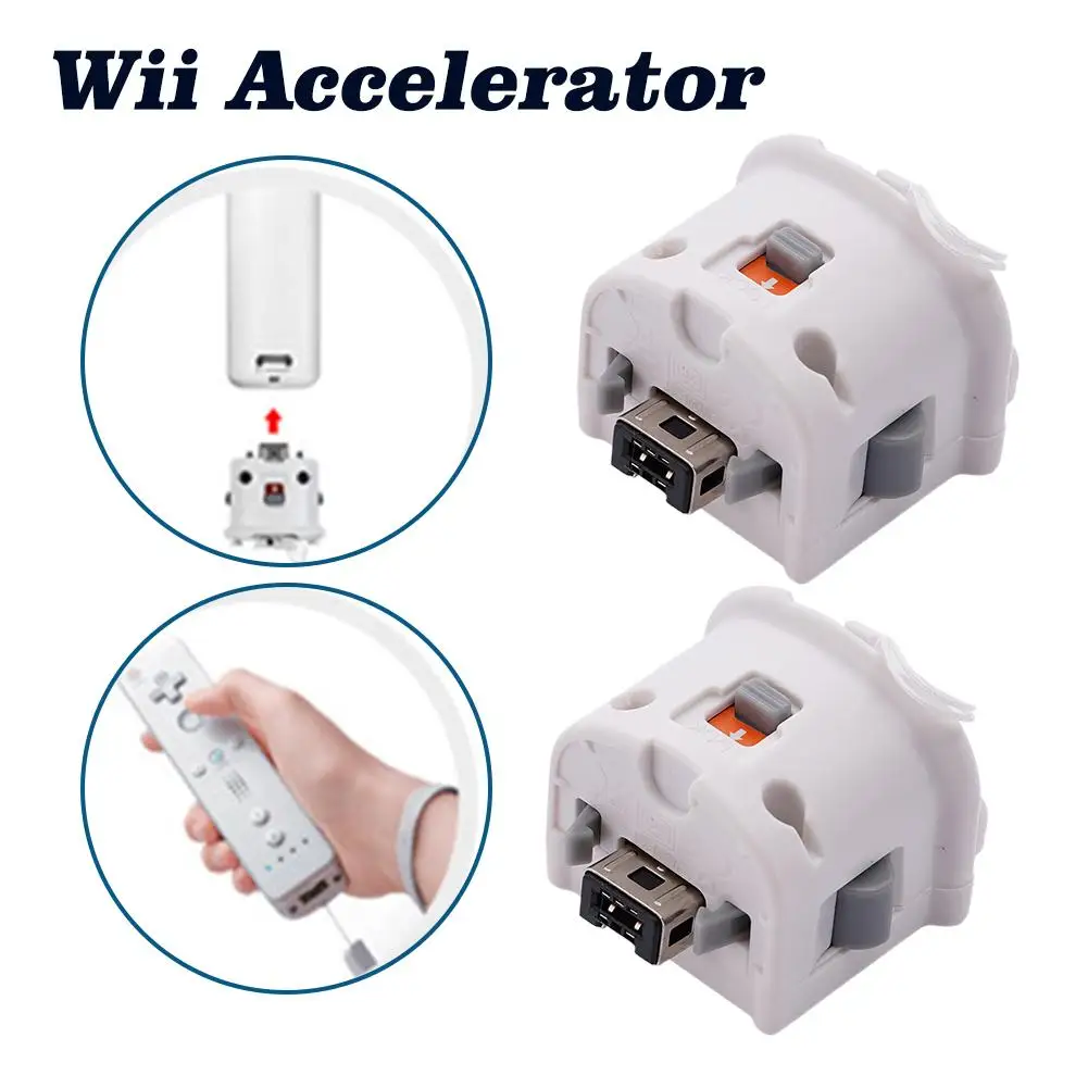1pcs Motion Plus Adapter Sensor For Nintendo Wii Console Remote Wireless Wiimote Controller Sensor Adapter Gamepad Accessories