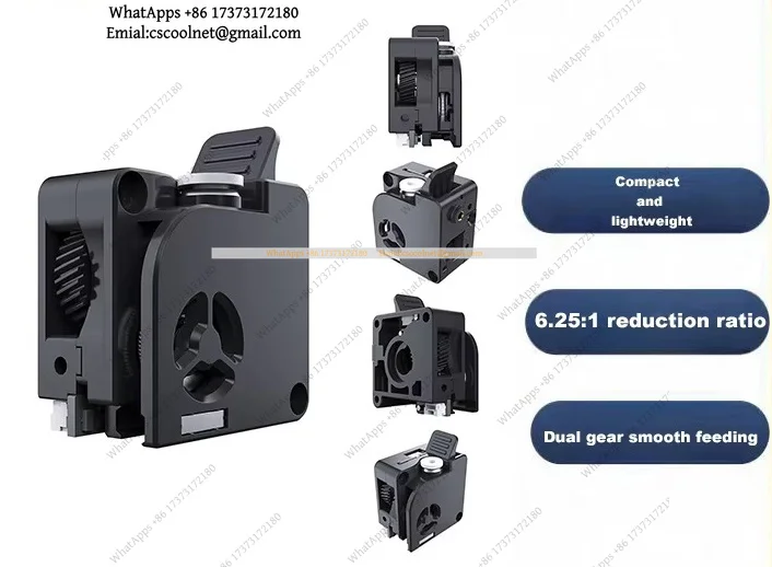 Extruded Direct Drive Kit for Creality K2/K2 Pro/K2 Plus Combo, 6.25:1 Ratio Dual Gears, High Precision 3D Printer Upgrade Parts