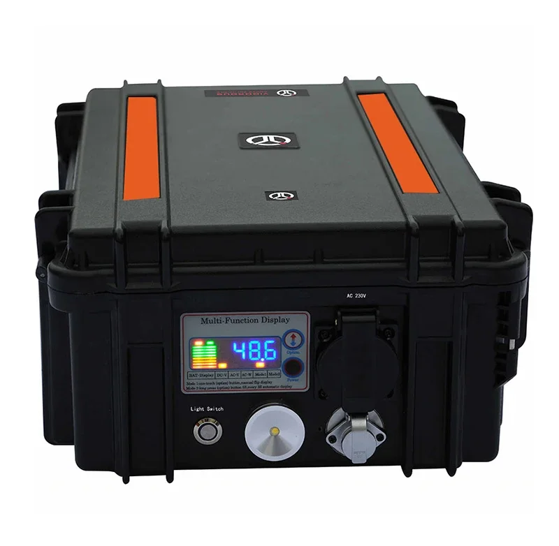 Solar System 2000W Portable Solar Generator Lithium Battery MPPT Charger with Foldable Solar Panel