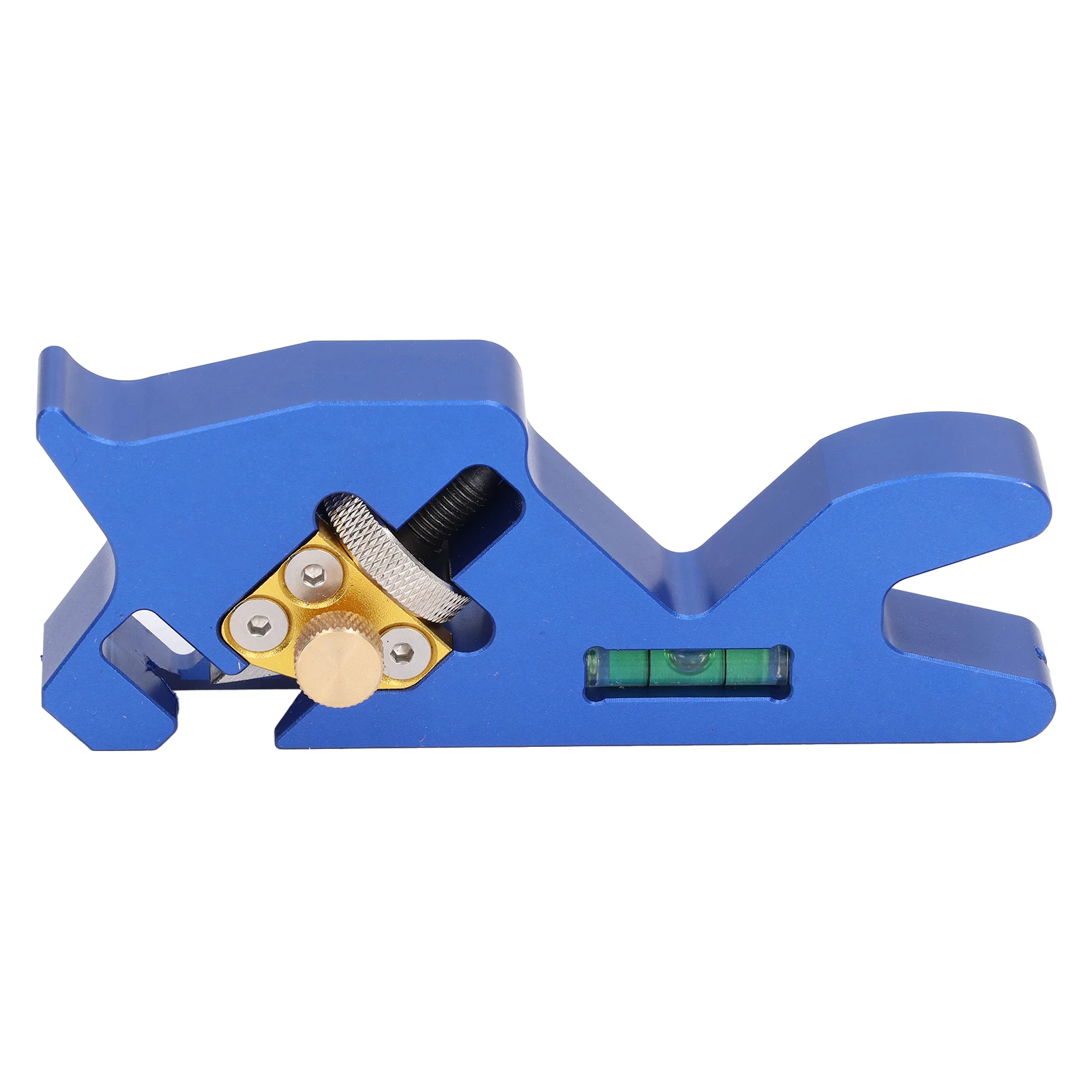 Wood Chamfer Plane 45° Edge Corner Planer With Bubble Level Woodworking Hand Trimming Tool