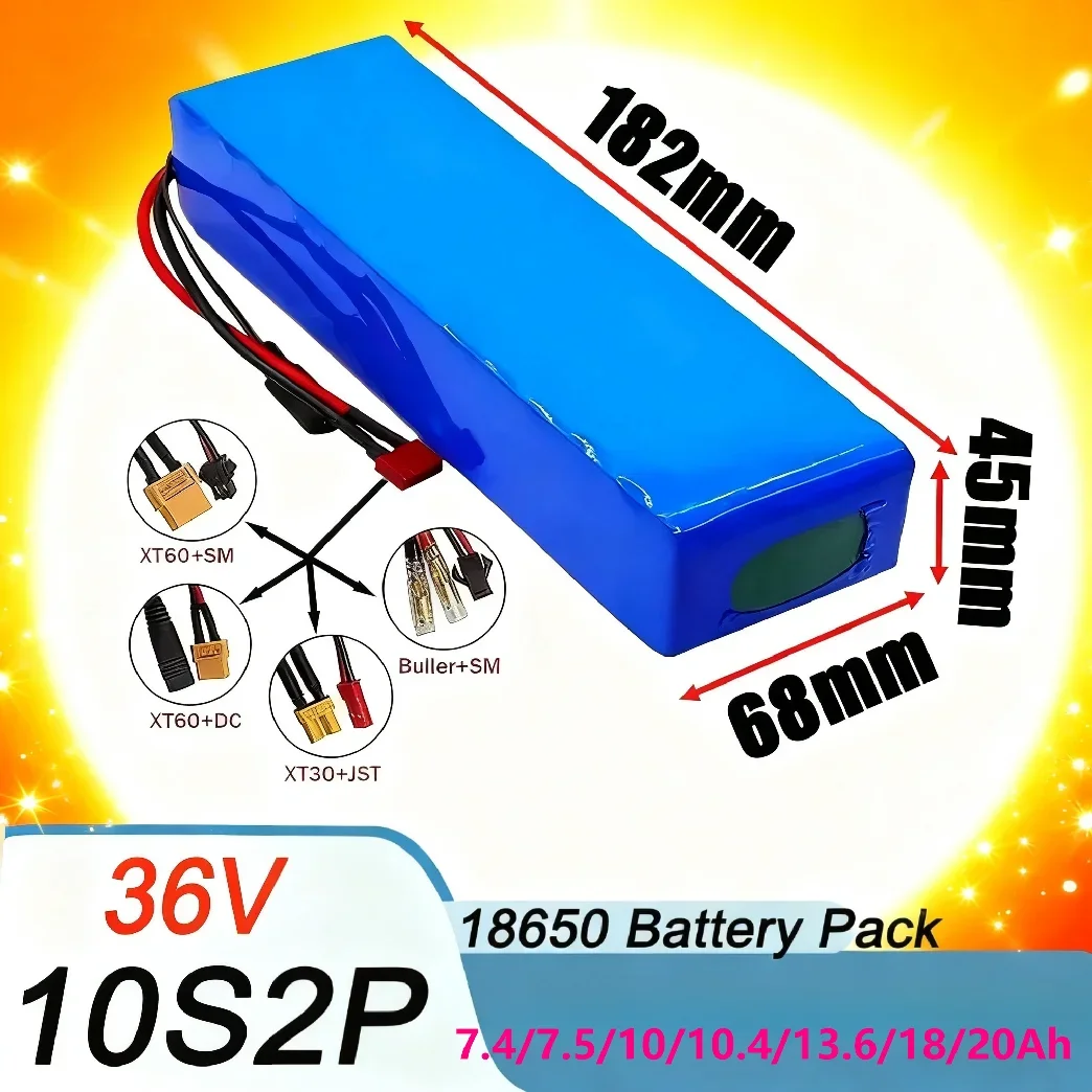 

36V 7.4/7.5/10/10.4/13.6/18/20Ah Lithium ion rechargeable battery electric scooter suitable for most folding electric scooters