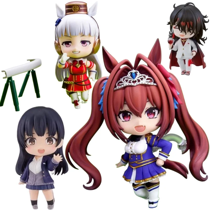 

Uma Musume Chibi Nendoroid Tokai Teio Золотой корабль с возможностью замены лица фигурка украшение для рабочего стола Коллекционная модель подарок