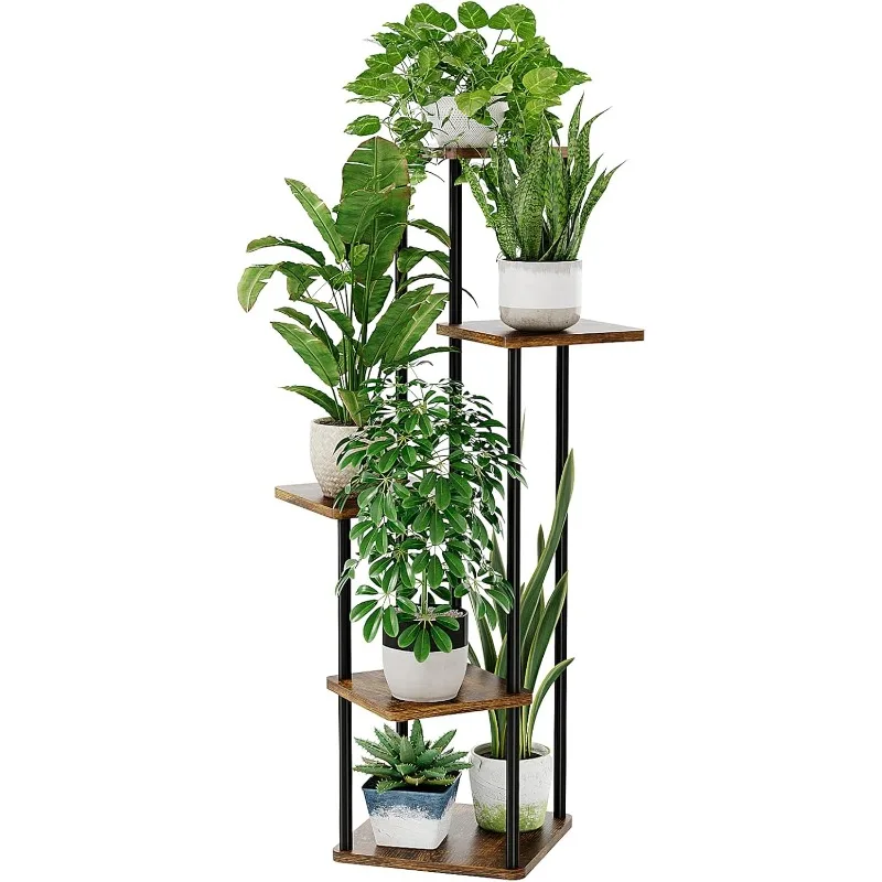 

Corner Plant Stand Indoor, 5 Tier Metal Plant Shelf for Multiple Plants