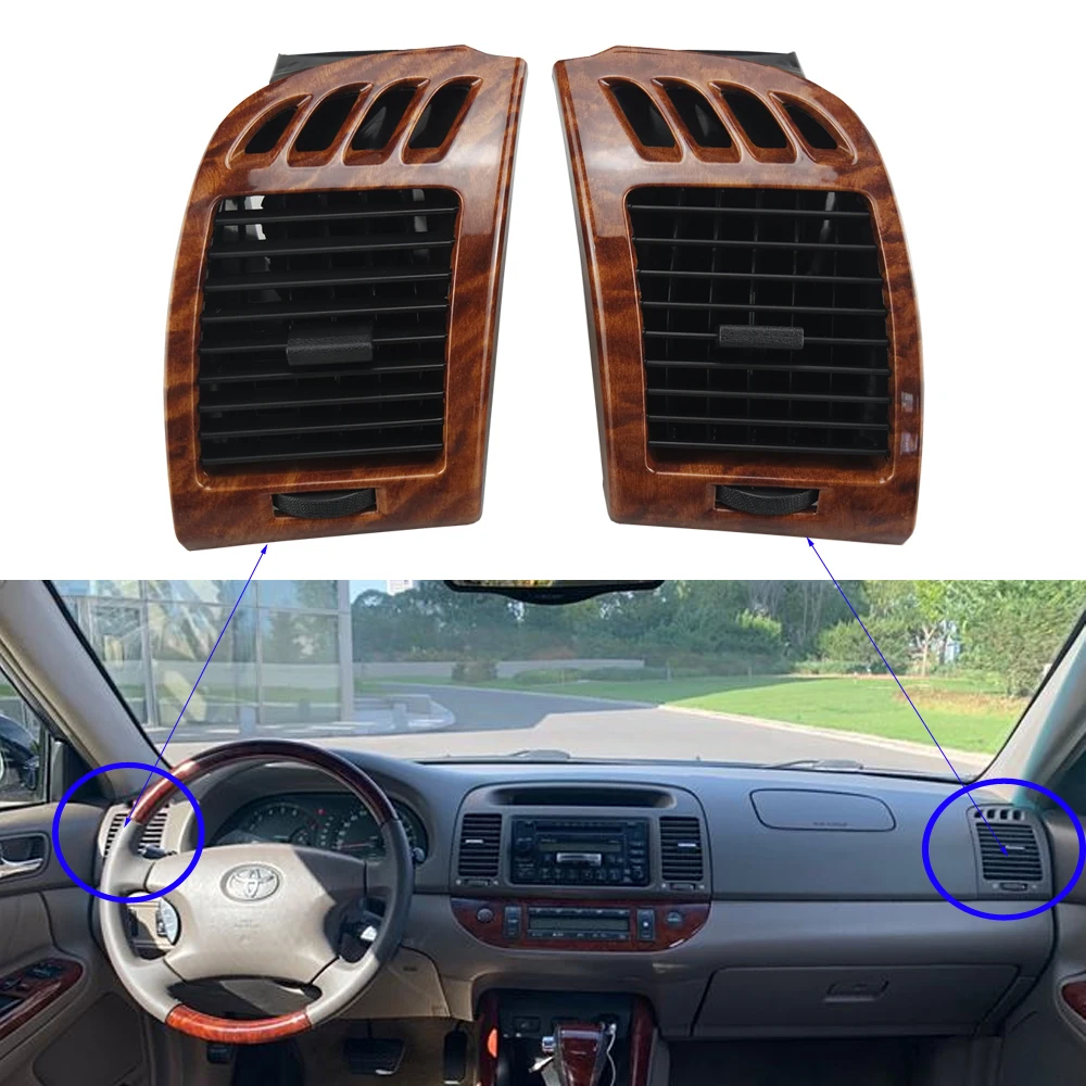 

For Toyota Camry 2001-2006 Car Front Dash Air Conditioner Outlet Grille 55650-AA020 55650-AA030 AC Air Vent Assembly 1Pair
