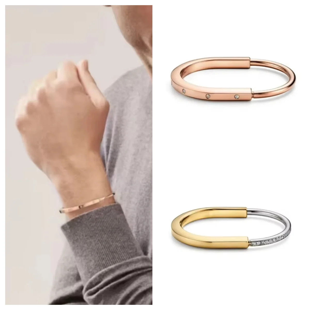 

2025 High Quality Luxury Atmosphere Bracelet S925 Fashion Trend Bracelet New European and American High Grade Bracelets