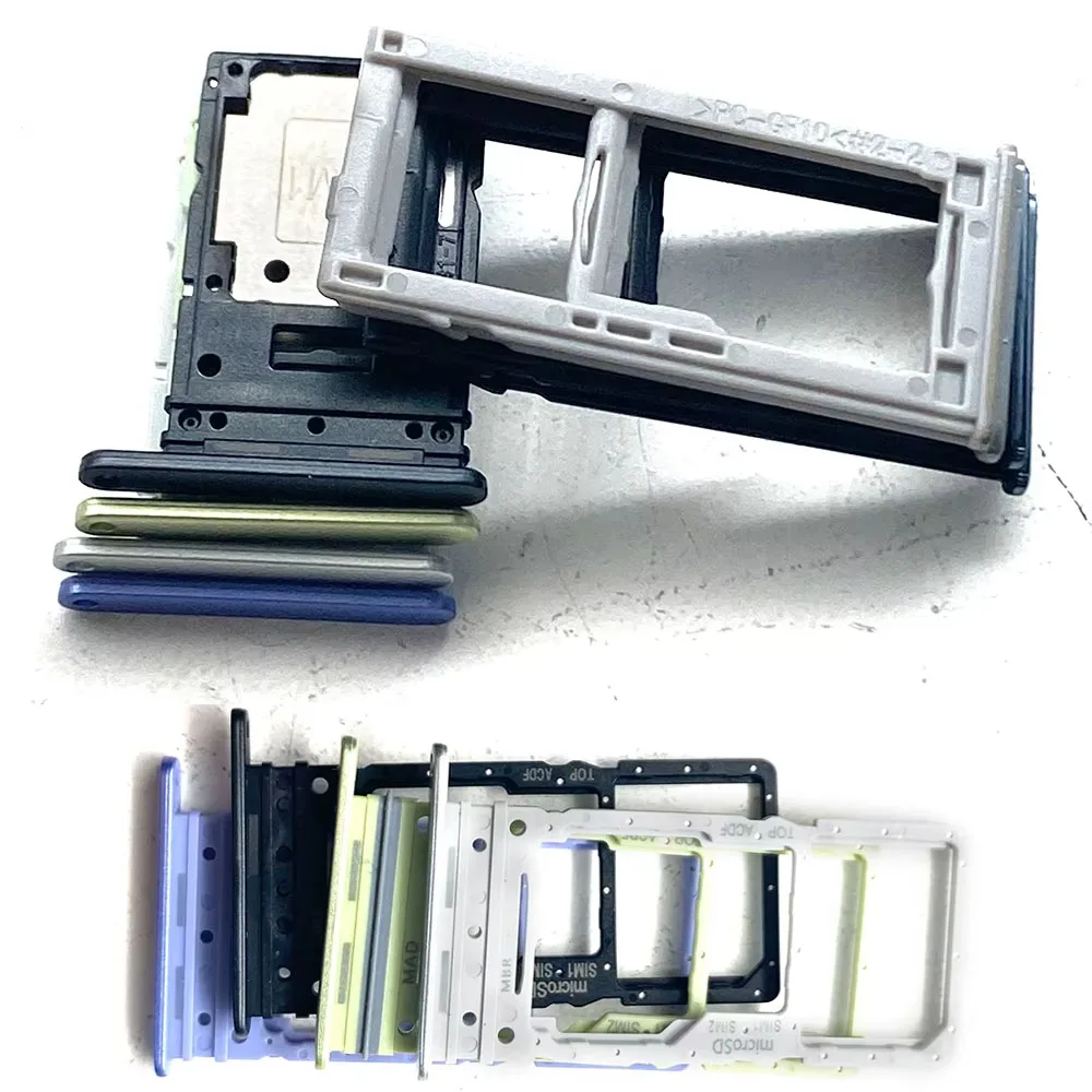 New Dual Sim Card For Samsung A34 A42 5G A54 Sim Card Slot Tray Holder Sim Card Reader Socket Replacement Parts + Pin image 5