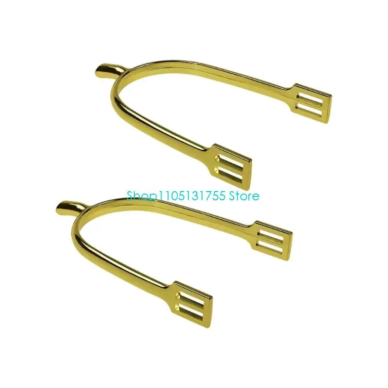 K0EF 2 قطعة قسط سبائك الزنك ركوب الخيل توتنهام مستطيلة المجوفة هيكل الرأس مطلي معدات الفروسية المهنية #4