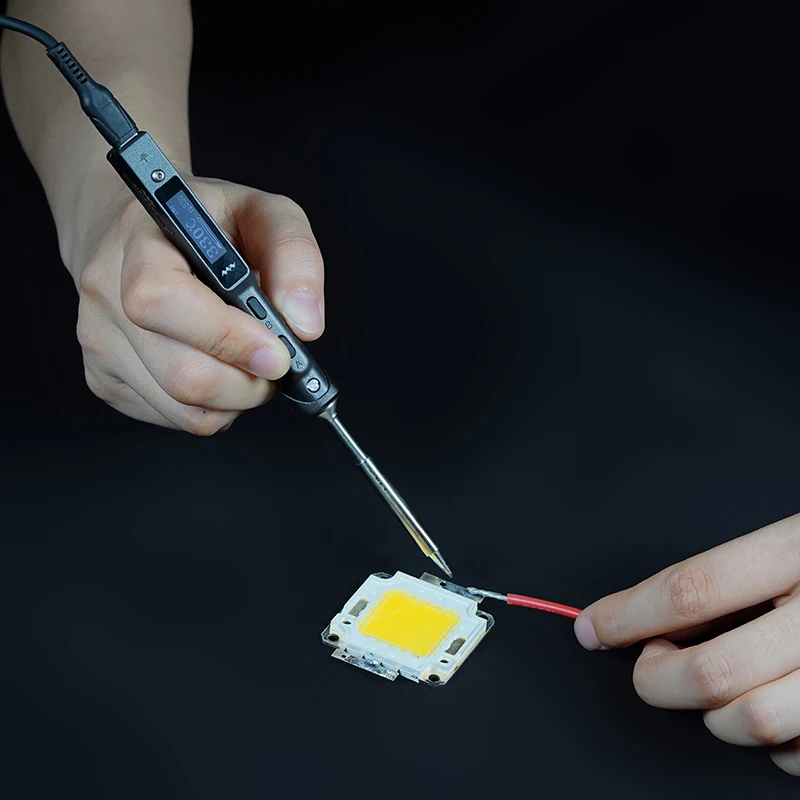 TS101 Digital Display Electric Soldering Iron High Power Welding Pen Internal Heating Repair Tool Kit for Household Welding