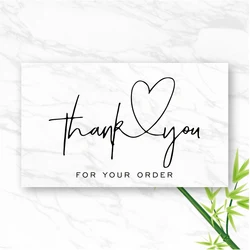 10-30pcs New Thank You Card For Supporting Business Package Decoration