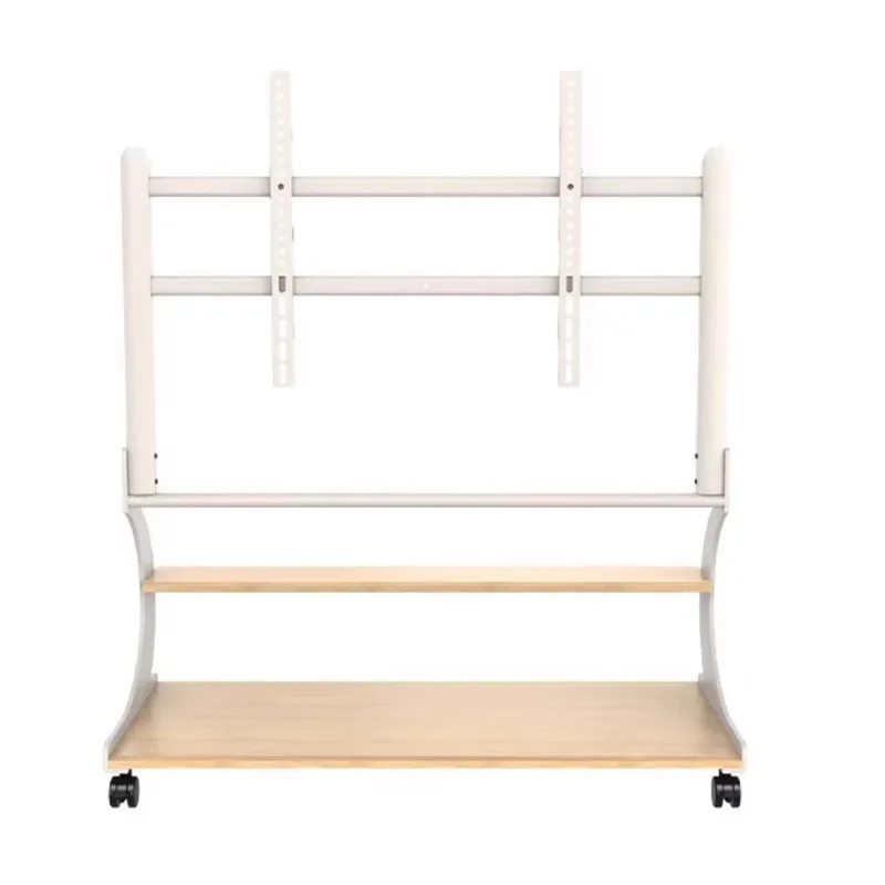 Mobile TV Bracket with Wheels, Art Hanger TV Cabinet for Living Room, Fits 75/85/100 Inch TV