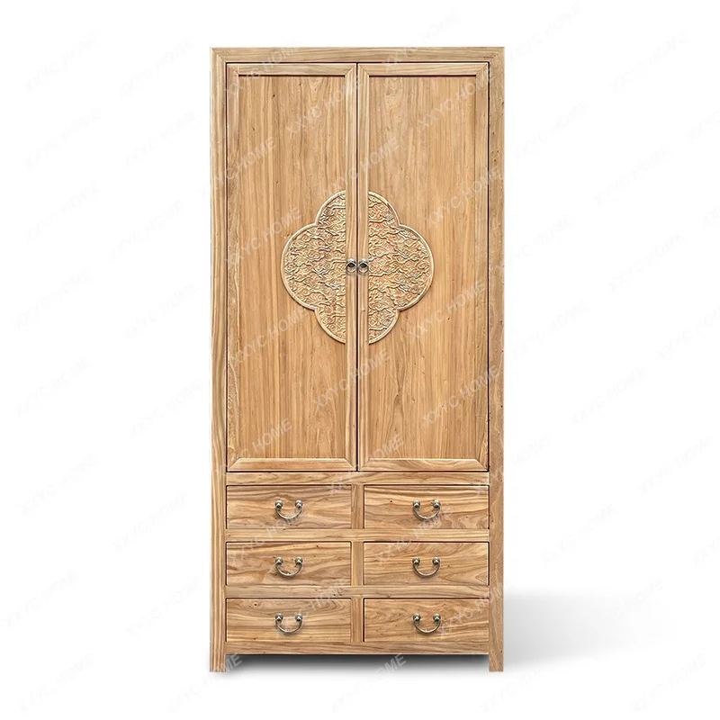 

Ash Wood Zen Classical Bedroom Storage Cabinet B & B Hotel