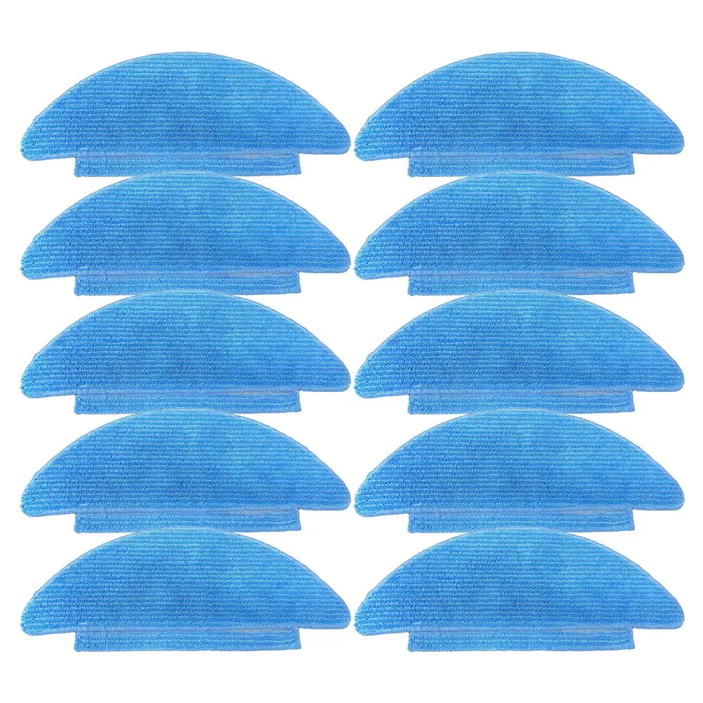 10 PCS Mop Pads Replacement Parts As Shown For Cecotec Conga 7490 Eternal Genesis,For 7490 Eternal X-Treme Robot Vacuum Cleaner