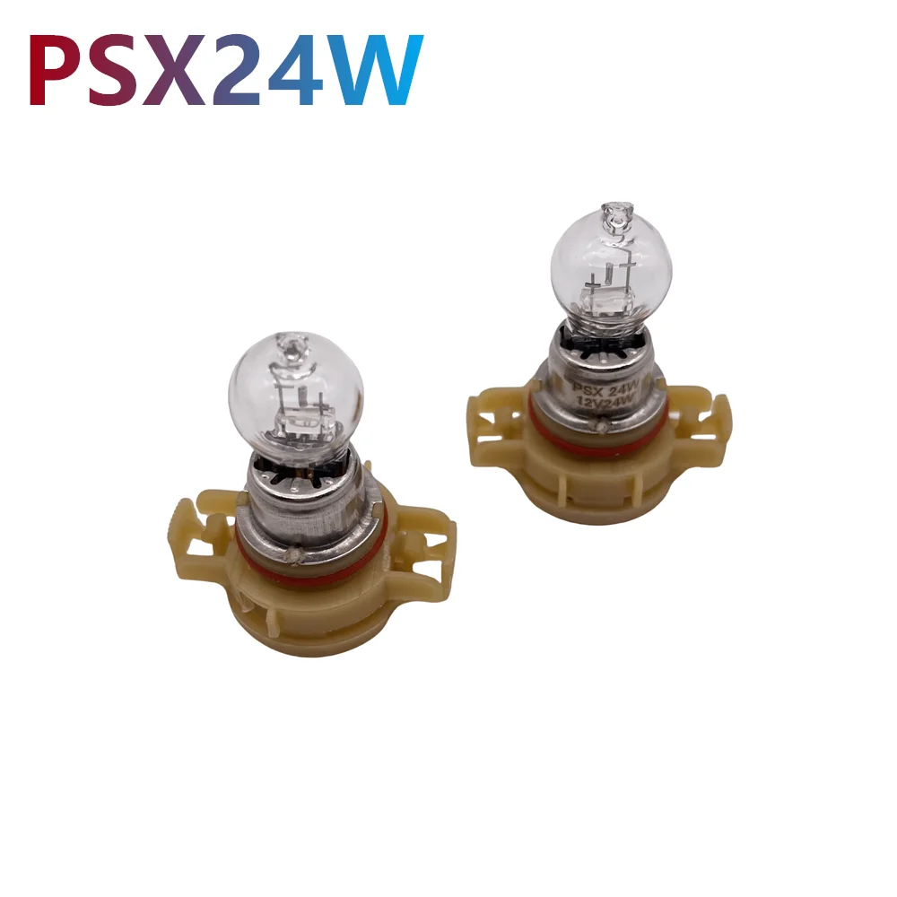 

2Pcs 12V 24W PG20-7 2504 PSX24W DRL Quartz Glass Halogen Bulbs Daytime Running Lights For Jeep Grand Cherokee/Patriot/Compass