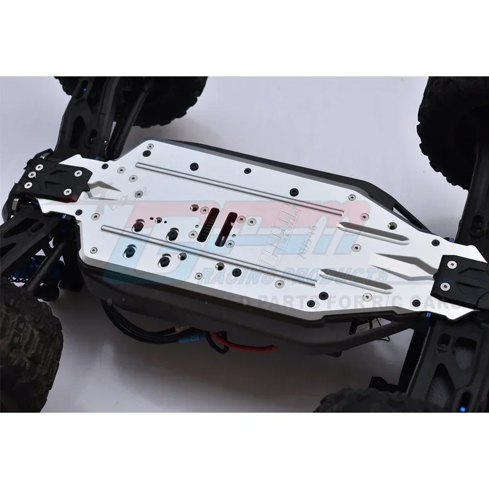 GPM Metal CNC Aluminium Heavy Duty Reinforced Chassis Plate 9522 for Traxxas 1/8 Sledge 4WD Monster Truck 95076-4 RC Car - Image 6