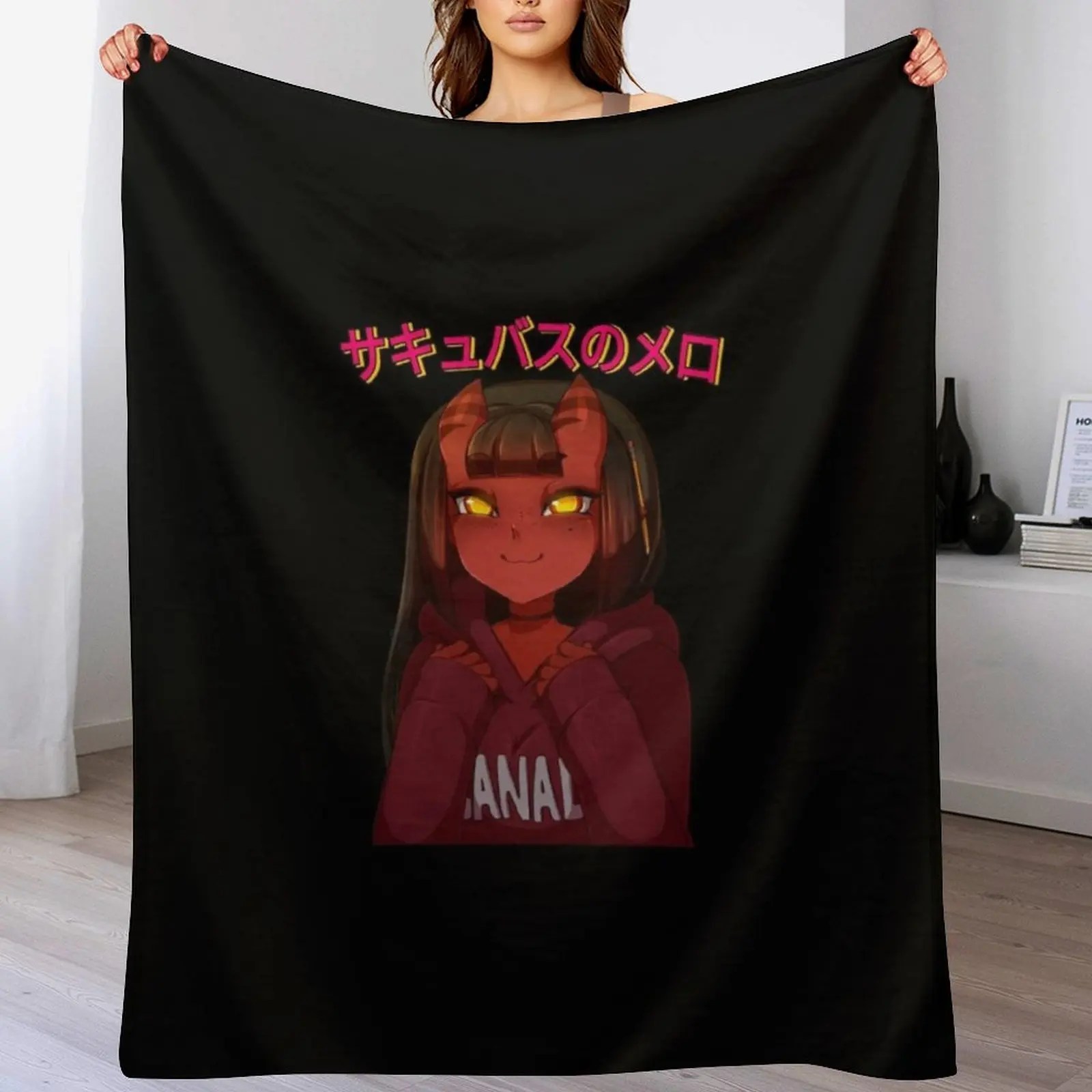 Meru The Succubus Throw Blanket Soft Luxury Throw Blankets