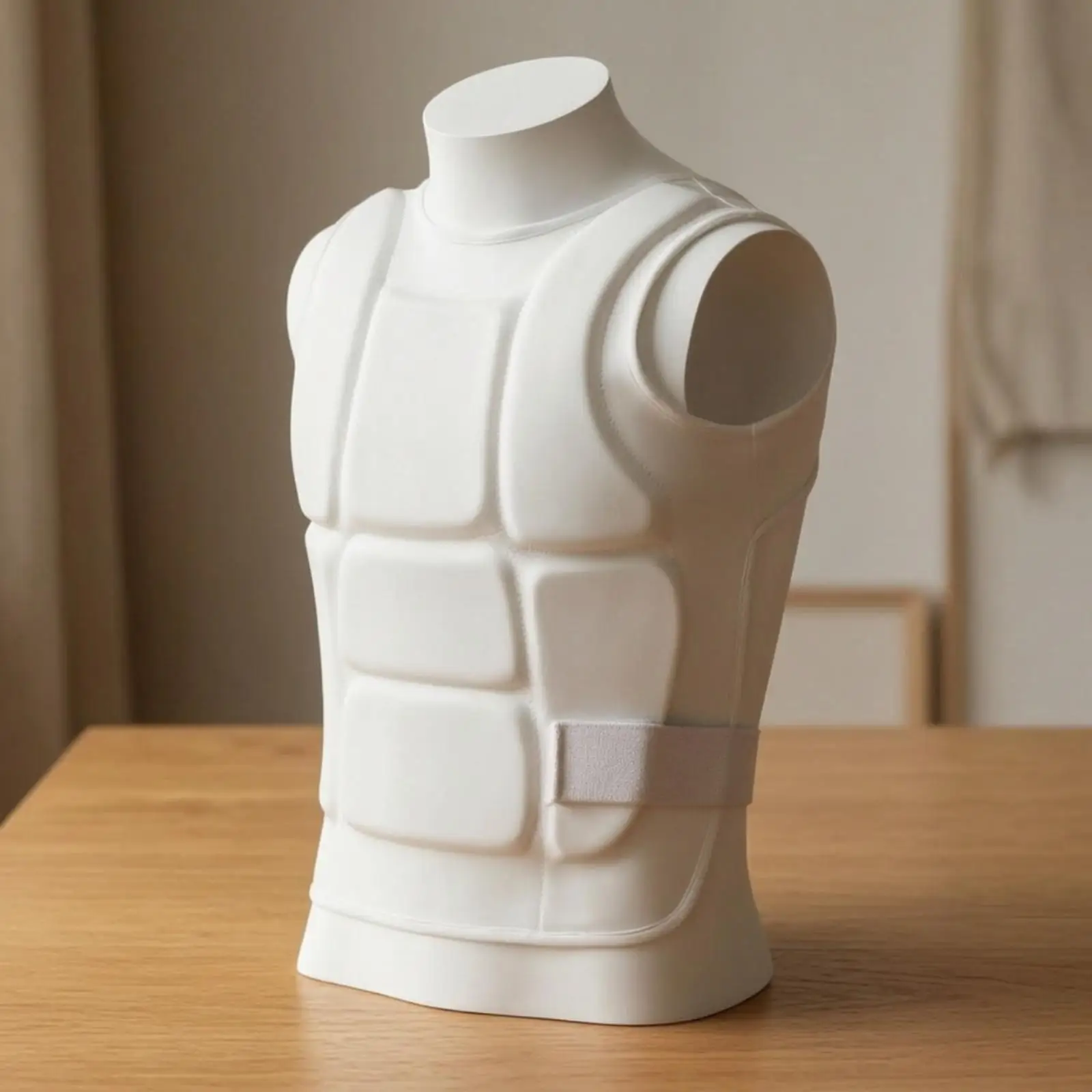 Karate Chest Protector for Men Women Adjustable Martial Arts Training Vest Nylon Pearl Cotton Torso Guard