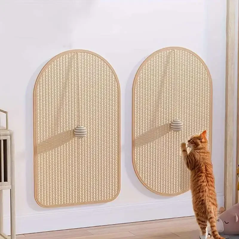 Langlebige Sisal-Kratzpads für Katzen, Wandpolster für Katzen, Schleifpads für Sofa-Klauen, Kratzbrett-Wandaufkleber, Spielzeug für Katzen, Haustier-Zubehör