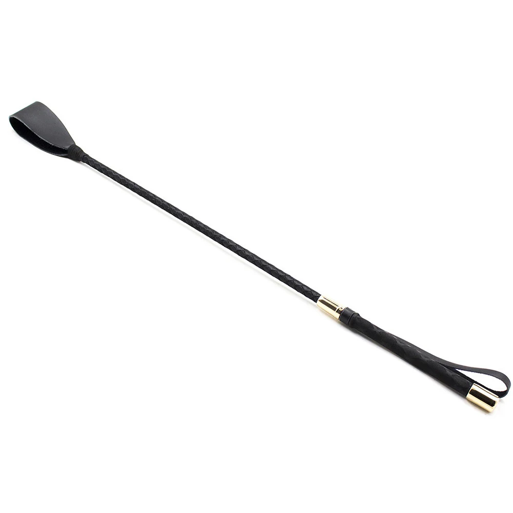 60Cm Riding Crop Lederen Zweep Gewassen Paardensport Horsewhip Met Polsband