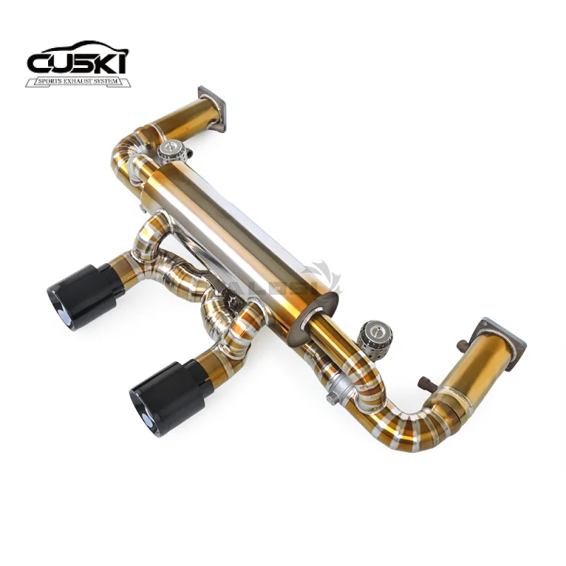 

Подходит для Porsche 991.2 Carrera GTS 3.0T 2015-2019, титановый сплав, задняя выхлопная система, модернизация выхлопной системы автомобиля