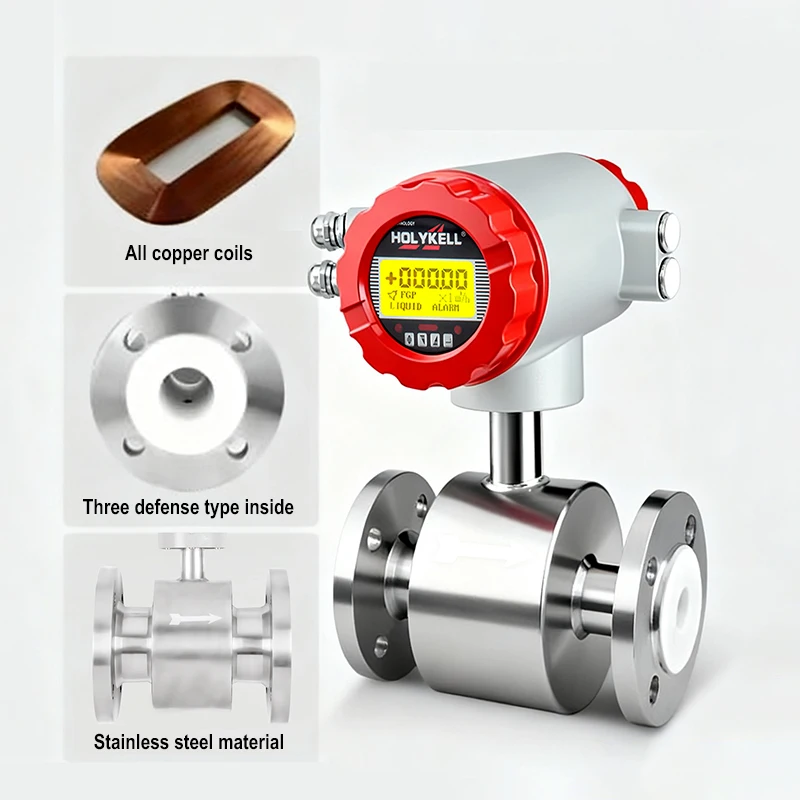 4800E Cold Water DN400 4-20mA Electromagnetic Flow Meter