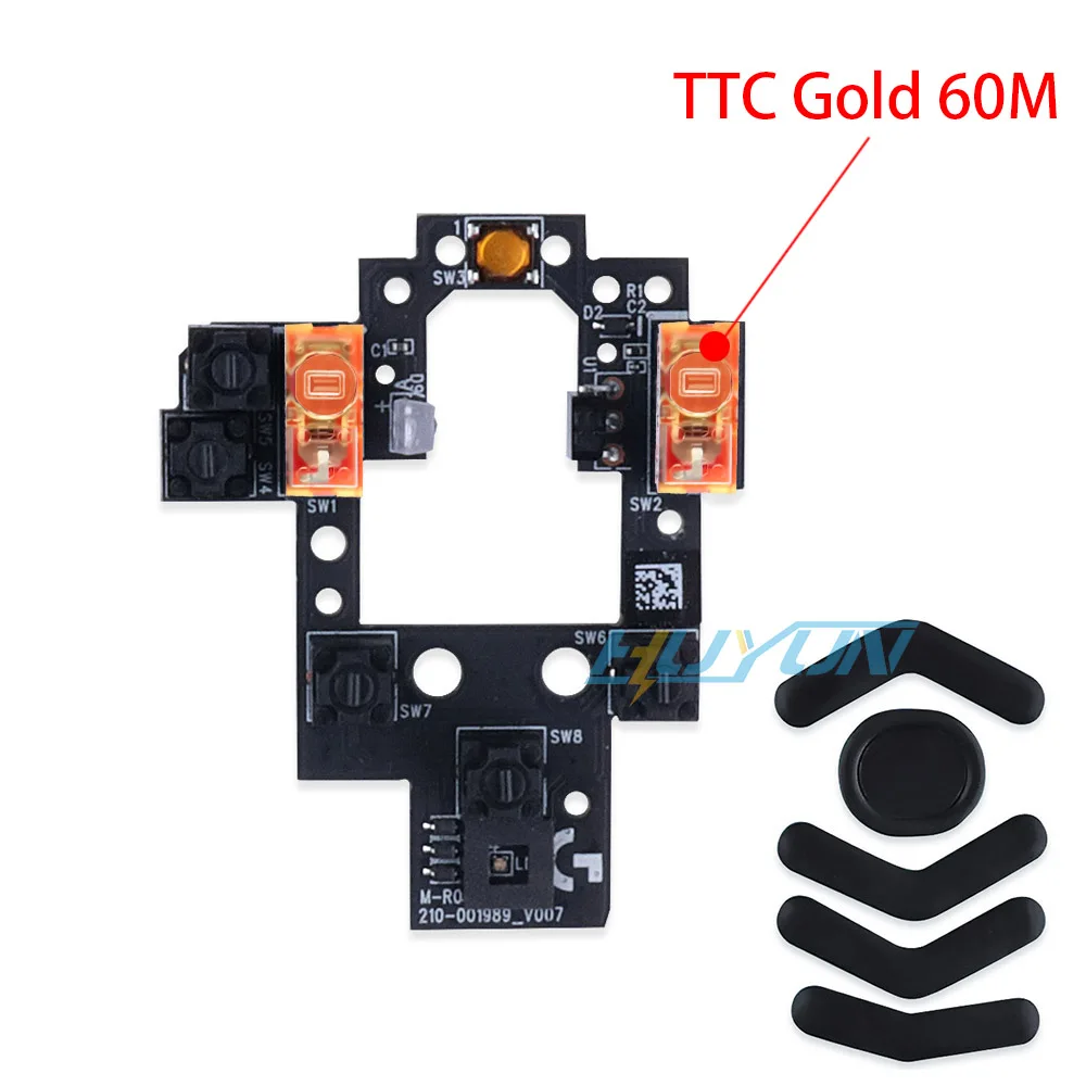 Imagem -05 - Motherboard Encoder Wheel para Mouse sem Fio Scroll Switch Button Board para Logi G604