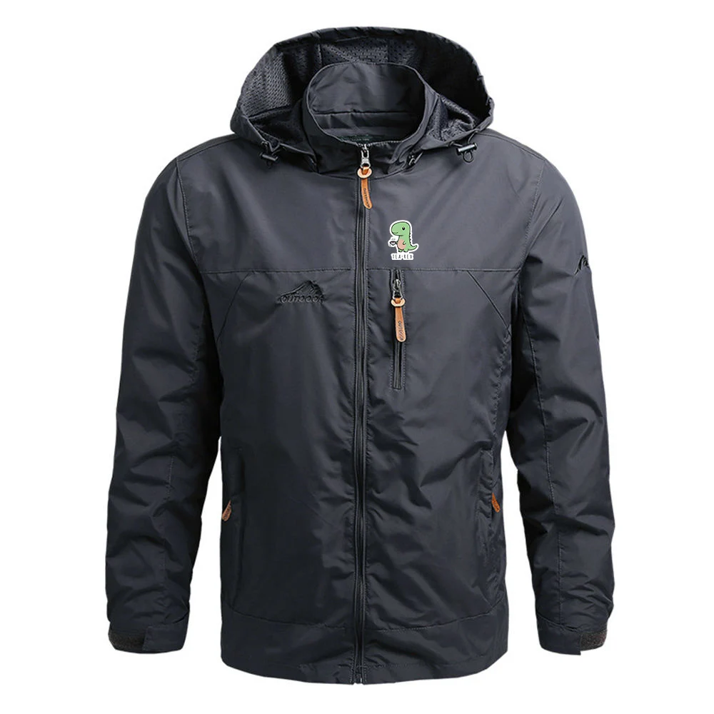 Spring And Autumn 2025 Tea-Rex Dinosaur Logo Print Men's Responsible for the Cooling System of the Sports Jacket Coat