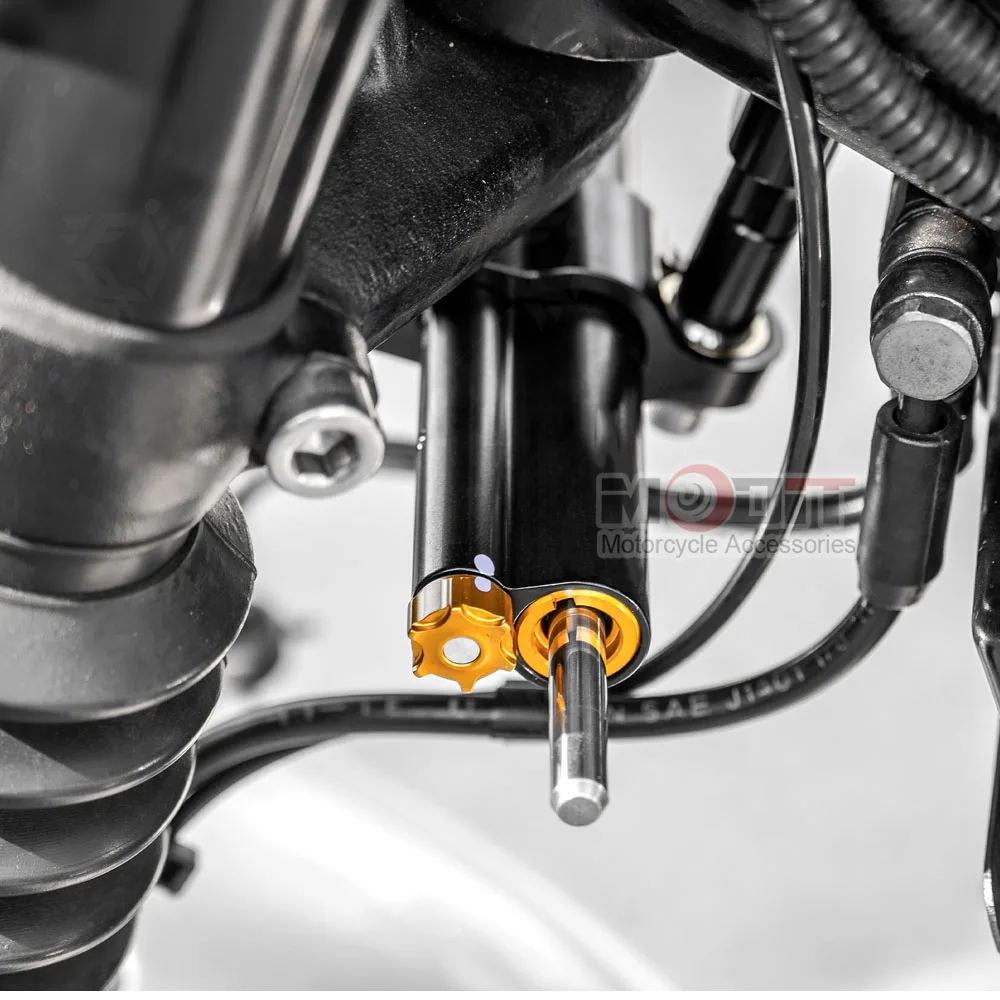 오토바이 CNC 스티어링 댐퍼 브래킷, Bonneville T100/T120용 - usage example
