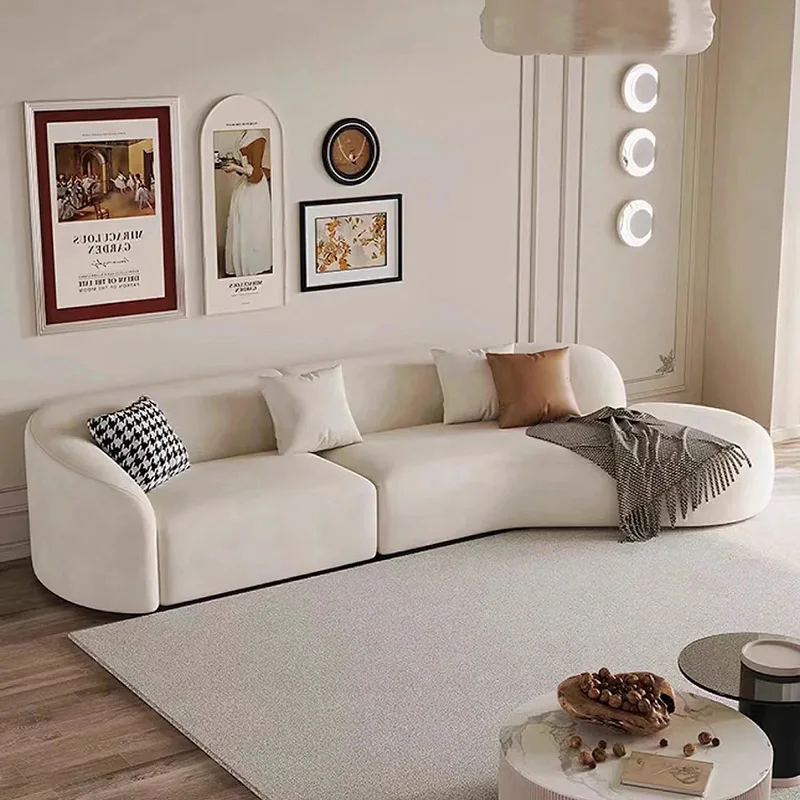 

Designer Nordic Living Room Sofas Armchair Outdoor White Bedroom Outdoor Sofa Room Decor Balcony Sillon Cama Backyard Furniture