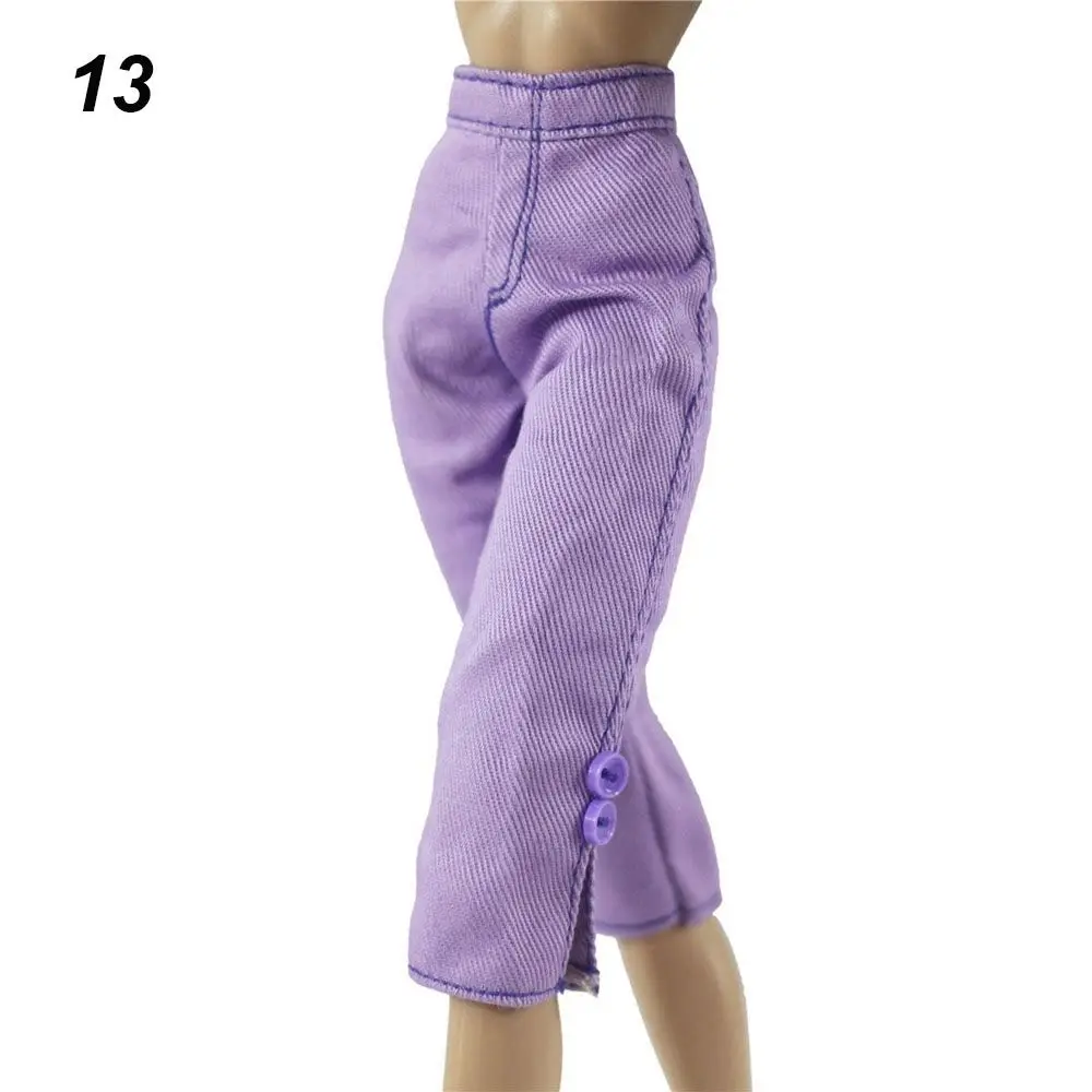 

Multi-styles 1/6 BJD Dolls 11.5" Leather Pants Dolls Trousers Floral Jeans Clothes Accessories