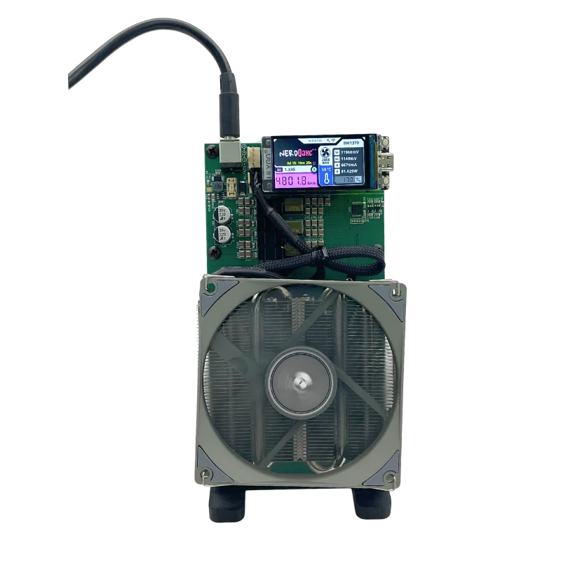 Nerd Miner NerdQaxe++ ASIC Miner |   4.8TH/s جهاز تعدين بيتكوين هوم هادئ